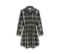 ARMEDANGELS Damen Webkleid Relaxed Fit aus Bio-Baumwolle EASINNAA Check Relaxed Fit Black-Dark Amber M