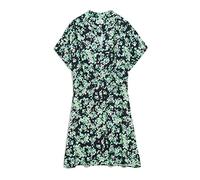 ARMEDANGELS Damen Webkleid Relaxed Fit aus LENZING™ ECOVERO™ Viskose JUARAA Ditsy FLORAL Relaxed Fit Night Sky M