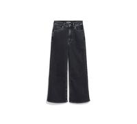 MURLIAA CROPPED WIDE JEANS | recycelter Baumwoll Mix Comfort Stretch - schwarz (31-32)