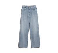 ARMEDANGELS Damen Wide Leg High Waist aus Bio-Baumwoll-Hanf Mix ENIJAA Hemp Regular Fit Mineral Blue