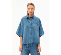 Armedangels Damen S Slv Denim Bluse (Größe M, blau)