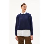 ARMEDANGELS DILIRIAA REGLANA - Damen Pullover aus recyclem Bio-Woll Mix deep sea blue L