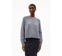 ARMEDANGELS DILIRIAA REGLANA - Damen Pullover aus recyclem Bio-Woll Mix light grey melange S