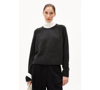 ARMEDANGELS DILIRIAA REGLANA - Damen Pullover aus recyclem Bio-Woll Mix steel melange XS