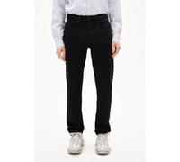 DYLAANO STRAIGHT JEANS | Bio-Baumwoll Mix Comfort Stretch - schwarz (36-34)