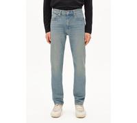 DYLAANO STRAIGHT JEANS | Bio-Baumwoll-Mix Comfort Stretch - blau (29-32)