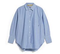 ARMEDANGELS Eassaal Hemdbluse Damen S warm blue-white