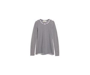 Armedangels - EINIAARA STRIPE LONGSLEEVE white-black - Gr. - XS