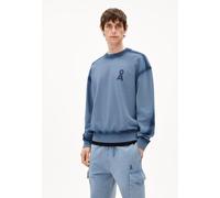 ARMEDANGELS EMAAL GMT DYE SPRAY - Herren Sweatshirt aus Bio-Baumwolle nightshadow washed L