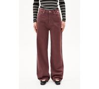 ARMEDANGELS ENIJAA - Frauen Regular Fit Jeans - lila 32/34 dark berry