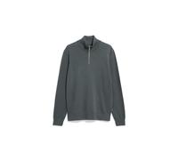 Armedangels - FAABES HALF ZIP KNIT SWEATER space steel - Gr. - XL
