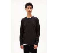 ARMEDANGELS FAANO PREMIUM - Herren Longsleeve aus Bio-Baumwolle black XL