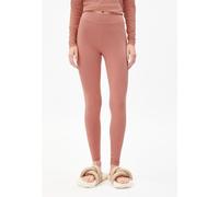 ARMEDANGELS FARIBAA LOGO - Damen Leggings aus Bio-Baumwoll Mix red earth XS