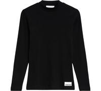 ARMEDANGELS Damen Slim-Fit Longsleeve FATIMAARA – Bio-Baumwoll-Mix schwarz M