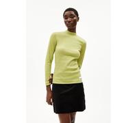 ARMEDANGELS FATIMAARA Damen Ripp-Longsleeve Slim Fit aus Bio-Baumwoll Mix new moss S