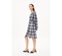 ARMEDANGELS FEMAALE CHECK - Frauen Relaxed Fit Kleid - blau L