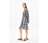 ARMEDANGELS FEMAALE CHECK - Frauen Relaxed Fit Kleid - blau M