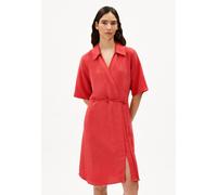 ARMEDANGELS FEMNAAMI LINO - Damen Webkleid aus Leinen-Mix coral blush XL