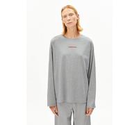 ARMEDANGELS FIETAA SMILE Damen Longsleeve aus Bio-Baumwolle silver melange L