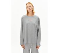 ARMEDANGELS FIETAA SMILE Damen Longsleeve aus Bio-Baumwolle silver melange S