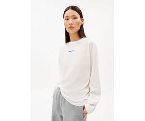 ARMEDANGELS FIETAA SMILE Damen Longsleeve aus Bio-Baumwolle white-dynamo blue S