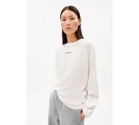 ARMEDANGELS FIETAA SMILE Damen Longsleeve aus Bio-Baumwolle white-pink mist L