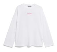 Armedangels Damen Fietaa Smile Longsleeve (Größe L, weiss)
