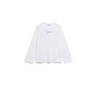 ARMEDANGELS Longsleeve Fietaa Smile Damen Weiß (White/DynamoBlue) Gr. L