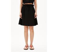 ARMEDANGELS Damen Webrock aus Leinen-Mix FILIZAA LINO Regular Fit Black