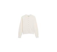 FEINSTRICK-STRICKJACKE | Bio-Baumwoll-Mix - beige (L)