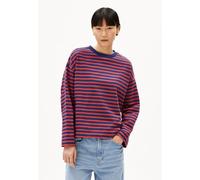 ARMEDANGELS FRANKAA MAARLEN STRIPE Damen Sweatshirt aus Bio-Baumwolle blue noon-coral blush L