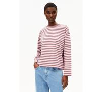 ARMEDANGELS FRANKAA MAARLEN STRIPE - Damen Sweatshirt aus Bio-Baumwolle ice grape-dark berry M