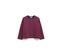 Armedangels - FRANKAA MAARLEN STRIPE SWEAT blue noon-coral blush - Gr. - XL