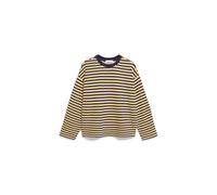 Armedangels - FRANKAA MAARLEN STRIPE SWEAT golden hay-tinted navy - Gr. - M