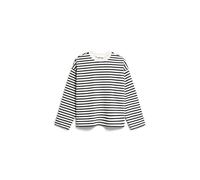 Armedangels - FRANKAA MAARLEN STRIPE SWEAT undyed-black - Gr. - M