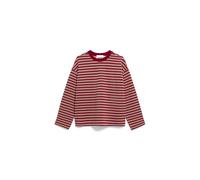 Armedangels - FRANKAA MAARLEN STRIPE SWEAT velvet red-honey reed - Gr. - L