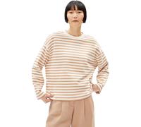 ARMEDANGELS FRANKAA MAARLEN STRIPE - Frauen Oversized Fit Sweatshirt - mehrfarbig XS undyed-beige blond
