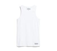 Armedangels - Geripptes Slim-Fit-Oberteil - Kanitaa weiß - Gr. - XS