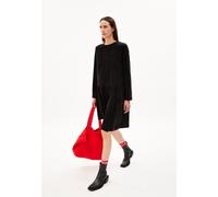 ARMEDANGELS GESAA LOU VELVET - Damen Jerseykleid Relaxed Fit aus Bio-Baumwolle black XL