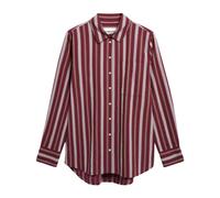Armedangels - Gestreifte weite Bluse - - Blouses & Shirts - Damen - Rot - S