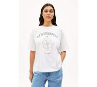 ARMEDANGELS GIANNAA FORTUNE Damen Heavyweight T-Shirt aus Bio-Baumwoll Mix white M