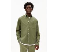 ARMEDANGELS GMT DYE LINO Herren Hemd aus Leinen-Mix fatigue green XL