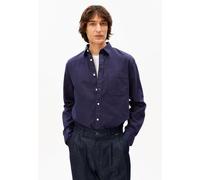 Armedangels Herren Gmt Dye Linen Hemd (Größe L, blau)