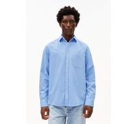 GMT DYE LEINENLANGARMHEMD | Leinen-Mix - blau (XXL)