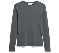Armedangels Gmt Dye Rib Damen Longsleeves grau Größe XS Lifestyle Hautfreundlich