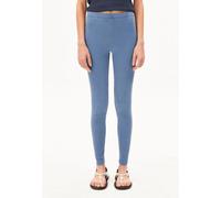 GMT DYE RIPP-LEGGINGS | Bio-Baumwoll-Mix - blau (L)