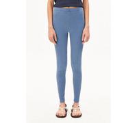 GMT DYE RIPP-LEGGINGS | Bio-Baumwoll-Mix - blau (XXL)