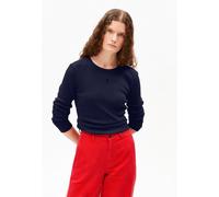 ARMEDANGELS GMT DYE RIB Damen Ripp-Longsleeve aus Bio-Baumwoll Mix tinted navy XL