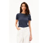 ARMEDANGELS GMT DYE RIB Damen Ripp-T-Shirt aus Bio-Baumwoll Mix tinted navy M