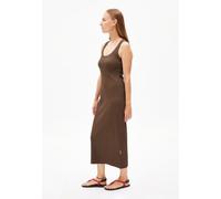 ARMEDANGELS Damen RIPP-Jerseykleid aus Bio-Baumwoll Mix GOLDAA Fitted Toasty Tan